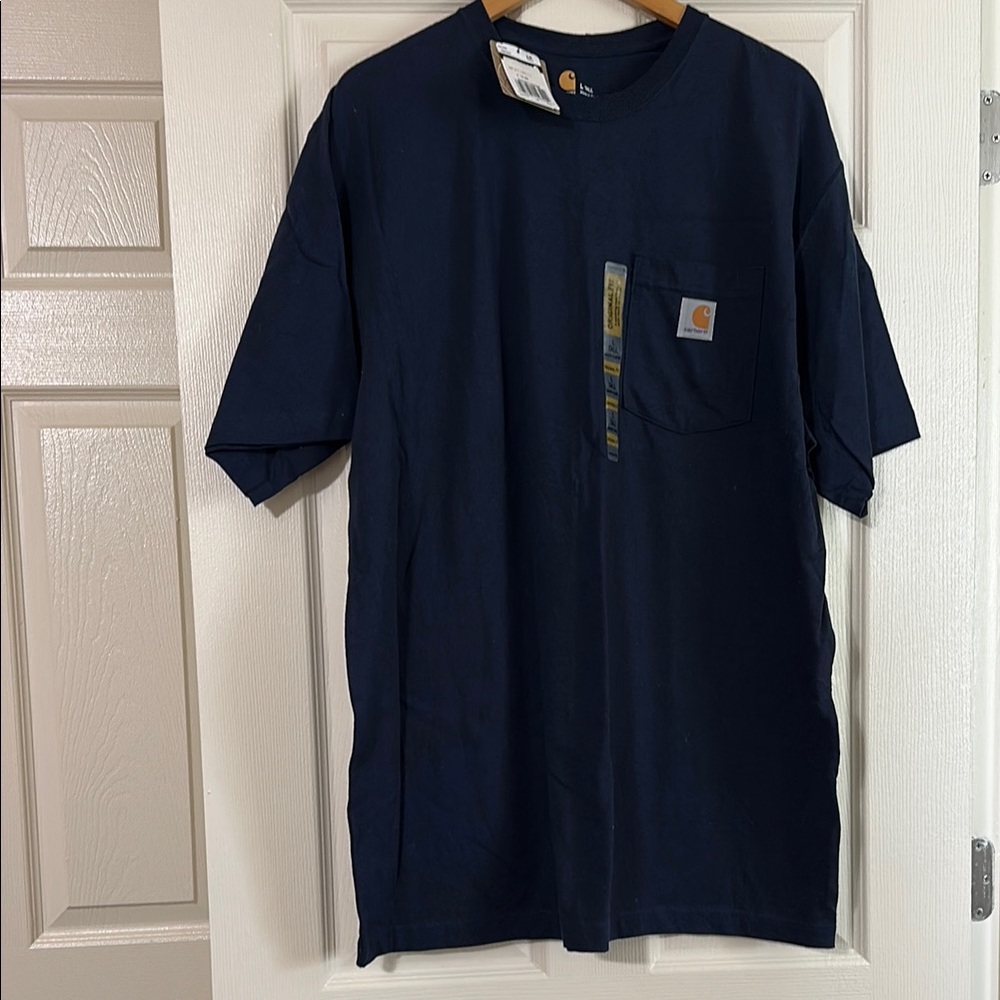 Carhartt Blue Short Sleeve Tee Relaxed Fit